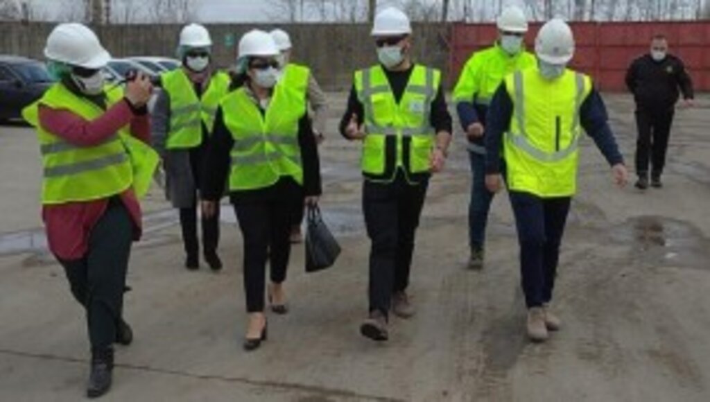 İYİ PARTİ ÇEVRECİLERİ SANTRALİ İNCELEDİ