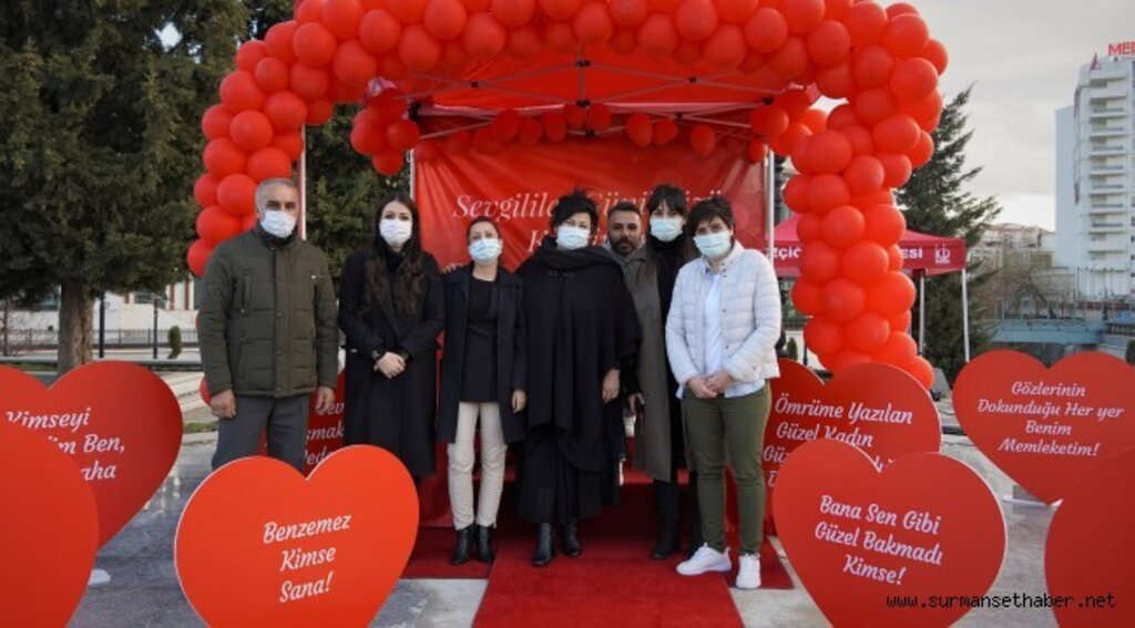 KEÇİÖREN’DE SEVGİLİLER GÜNÜNE ÖZEL SEVGİ SAHNESİ