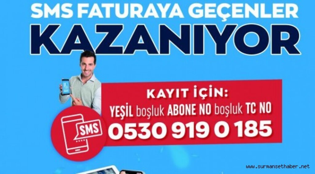 SMS fatura hem size hem doğaya kazandırıyor