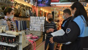 Aliağa’da Kovid-19 Denetimleri Devam Ediyor