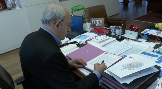CHP GENEL BAŞKANI KEMAL KILIÇDAROĞLU’NDAN “14 MART” MEKTUBU