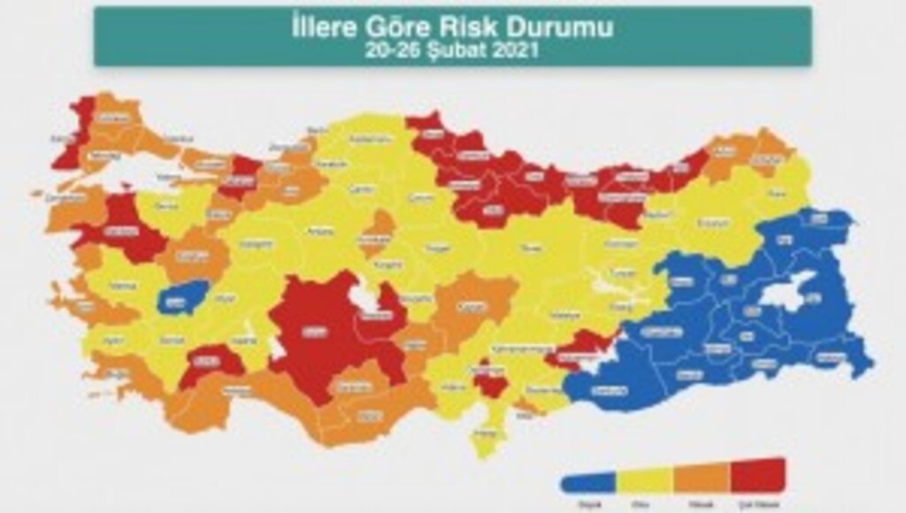  Sağlık Bakanı Fahrettin Koca haritayla uyardı