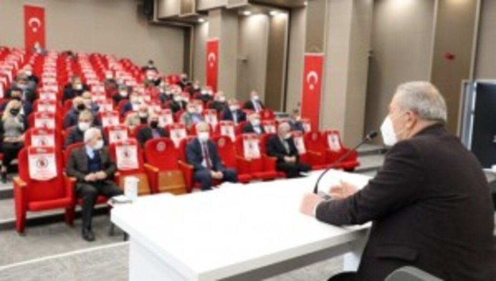 BAŞKAN DEMİRTAŞ İLKADIM’IN 61 MAHALLE MUHTARLARIYLA BİR ARAYA GELDİ