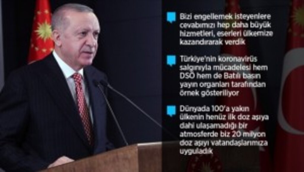 Cumhurbaşkanı Erdoğan: 2021 senesini ülkemiz ve milletimiz için bir şahlanış yılına dönüştüreceğiz