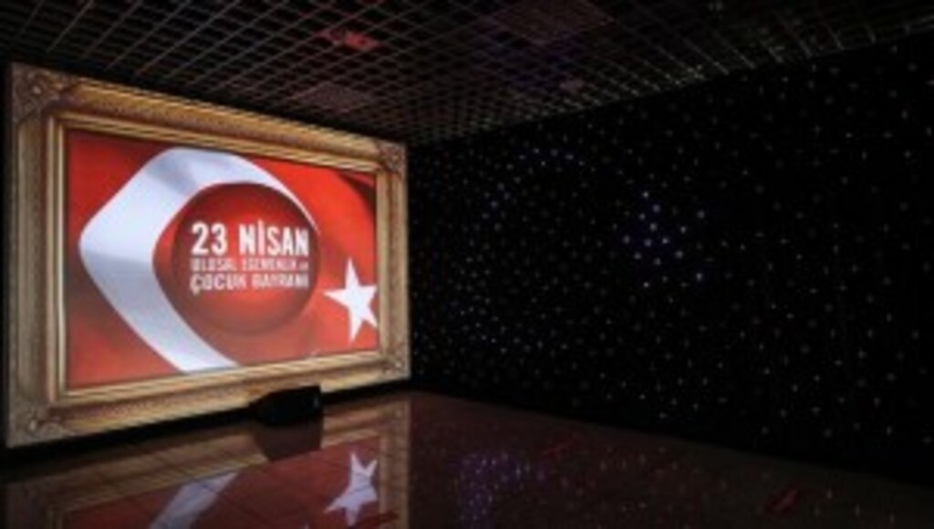 Cumhurbaşkanlığı İletişim Başkanlığı, 23 Nisan'ı dijital gösterimle anlatıyor