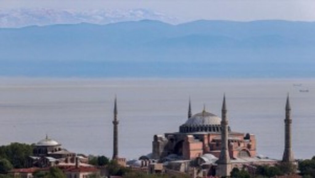 İstanbul'dan Bursa Uludağ görüldü