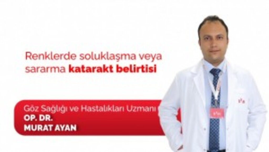 Renklerde soluklaşma veya sararma Katarakt belirtisi