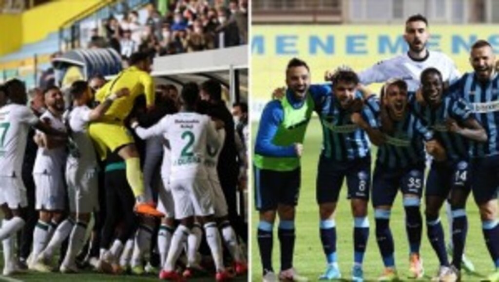TFF 1. Lig'de Adana Demirspor ile GZT Giresunspor Süper Lig'e yükseldi