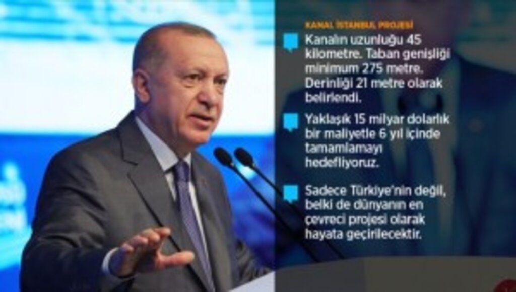 Kanal İstanbul'a İstanbul'un geleceğini kurtarma projesi olarak bakıyoruz