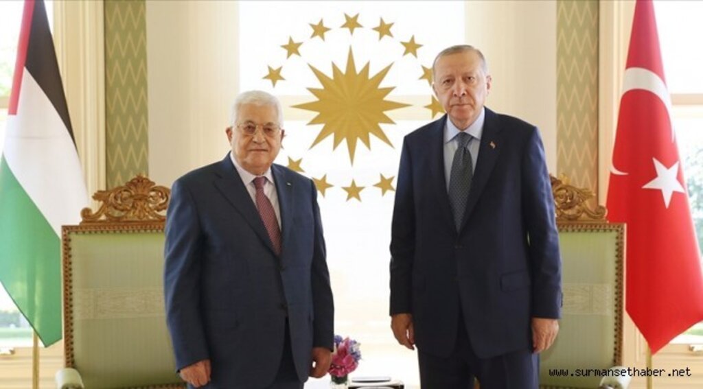 Cumhurbaşkanı Erdoğan ile Filistin Devlet Başkanı Abbas görüştü