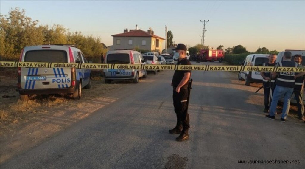 Konya'da iki aile tarafında süregelen 11 yıllık husumet nedeni ile aynı aileden 7 kişi silahla vurularak öldürüldü.