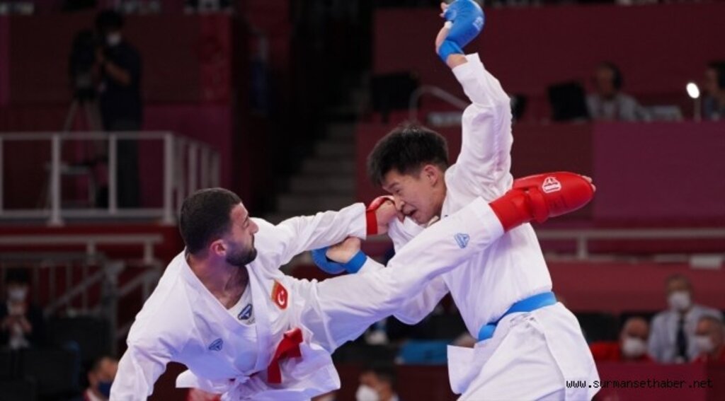 Milli karateci Uğur Aktaş, kumite +75 kiloda bronz madalya kazandı