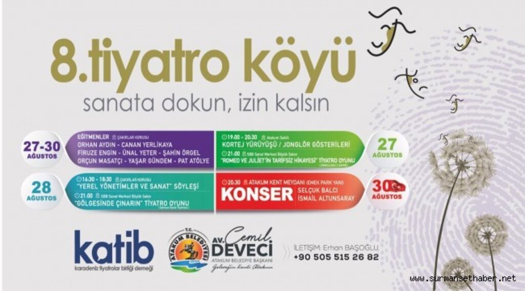 Tiyatronun kalbi Atakum’da atacak