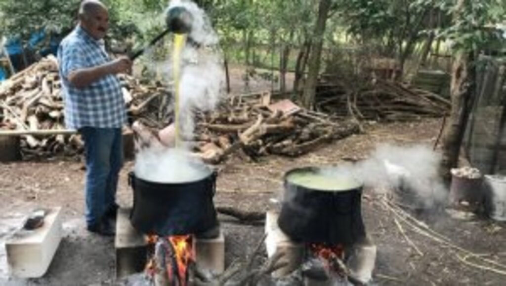 Kandıra'da üretilen şeker kamışı pekmezi 'yok satıyor'