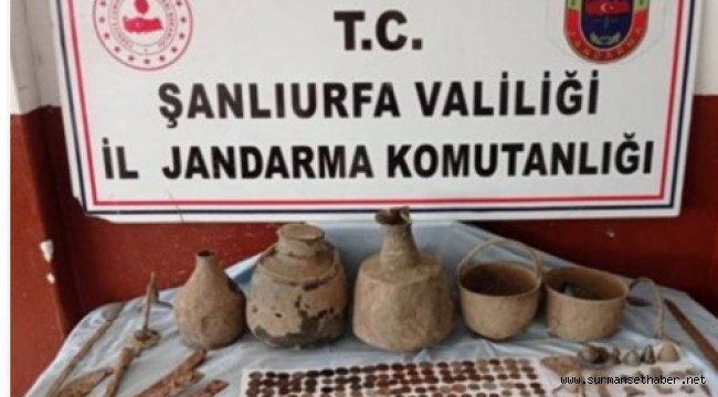 Şanlıurfa'da 528 Parça Tarihi Eser Ele Geçirildi