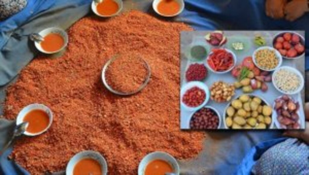 16 çeşit malzemeyle hazırlanan 'Demirci tarhanası' şifa kaynağı