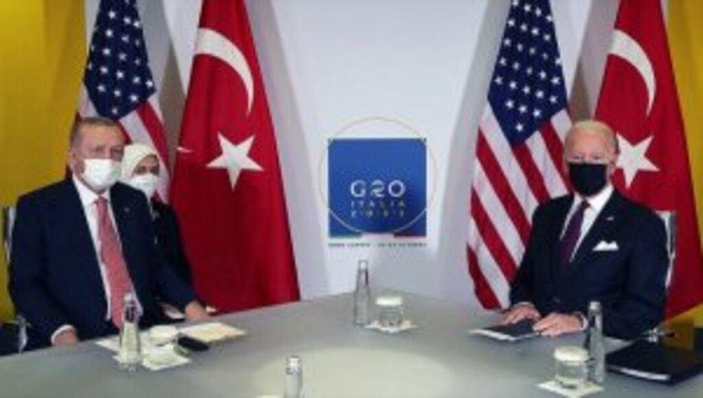 Cumhurbaşkanı Erdoğan ile ABD Başkanı Biden görüştü