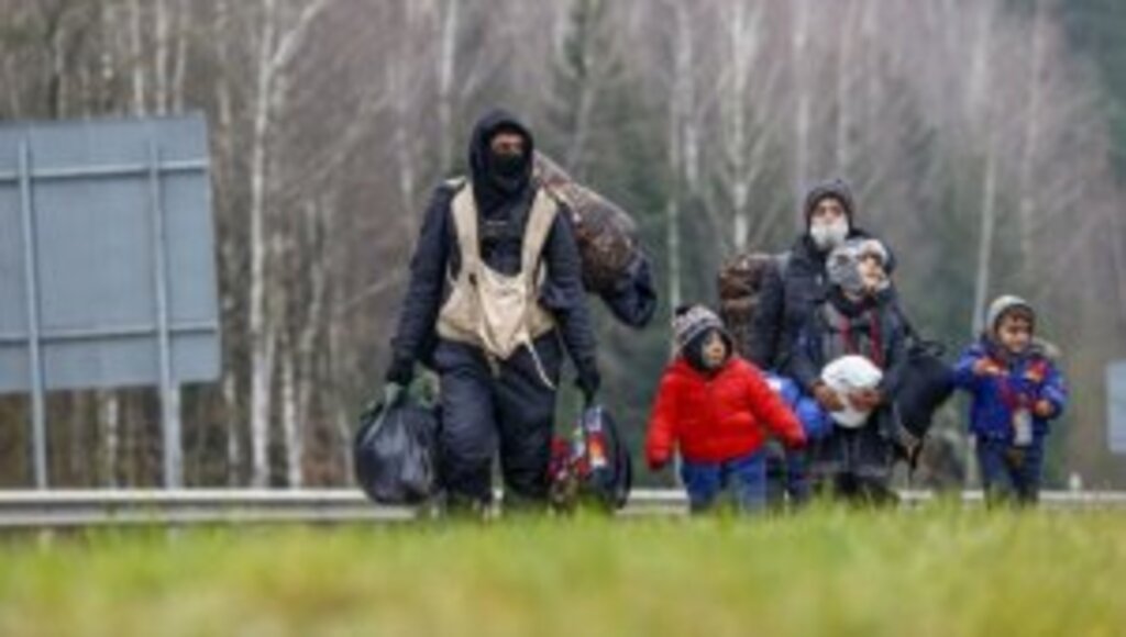Anadolu Ajansı, göçmen krizinin yaşandığı Belarus-Polonya sınırında