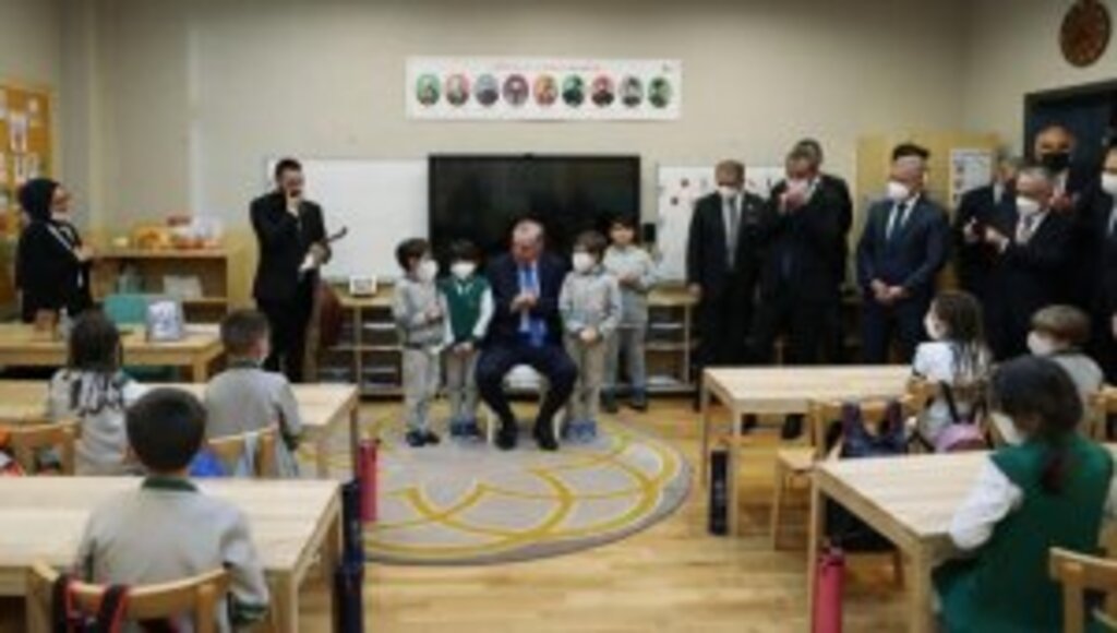 Cumhurbaşkanı Erdoğan, Palet Türk Müziği İlkokulu'nun açılışını gerçekleştirdi