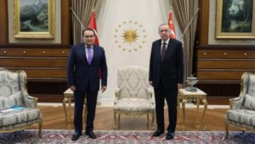 Cumhurbaşkanı Erdoğan, Türk Konseyi Genel Sekreteri Amreyev'i kabul etti