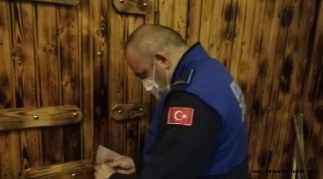 Atakum Zabıtası ruhsatsız ‘gizli hamamı’ buldu