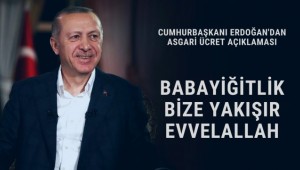 Cumhurbaşkanı Erdoğan'dan flaş asgari ücret açıklaması