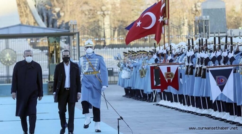 Cumhurbaşkanı Erdoğan, El Salvador Cumhurbaşkanı Bukele'yi resmi törenle karşıladı
