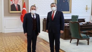 Başkan Böcek Ankara'da Kılıçdaroğlu ve Bakan Koca'yı Ziyaret Etti