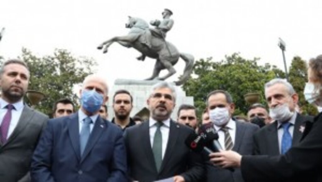 Cumhur İttifakı Atatürk Anıtı'na düzenlenen saldırıyı kınadı