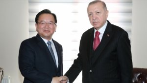 Cumhurbaşkanı Erdoğan, Güney Kore Başbakanı Kim Boo-Kyum'u kabul etti