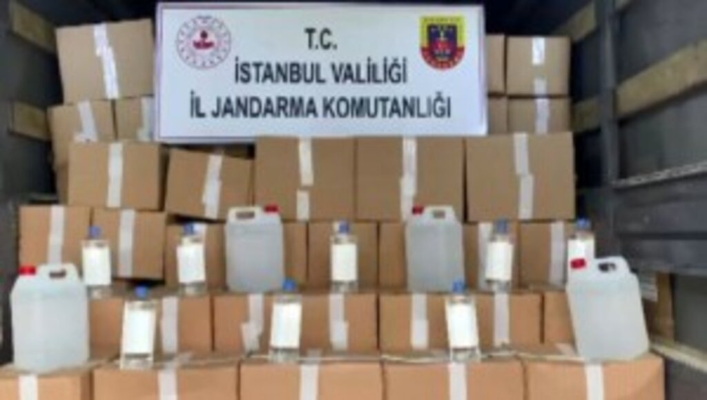  Jandarmadan sahte Alkol operasyonu