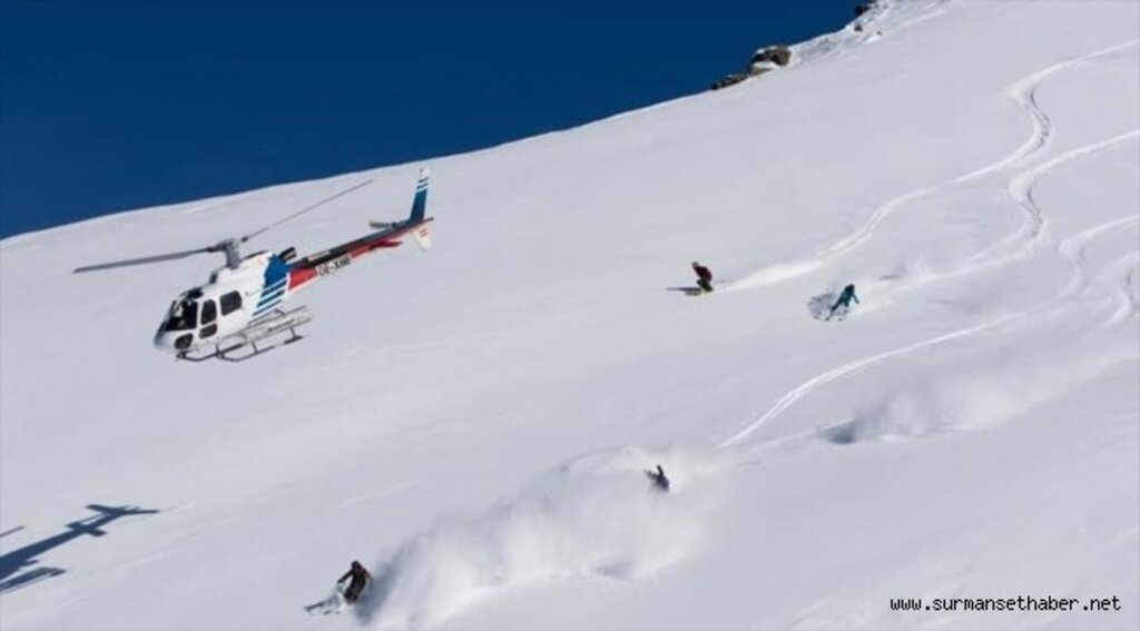 Kaçkar Dağları'nda 'heliski' heyecanı nisan ortasına kadar uzatıldı