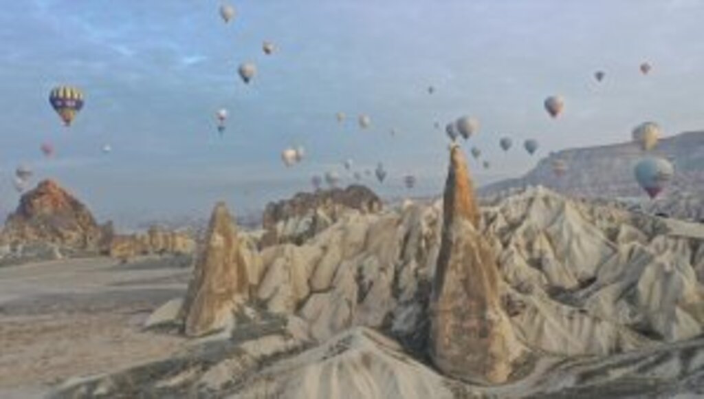 Kapadokya'yı şubatta 83 bin 432 turist gezdi