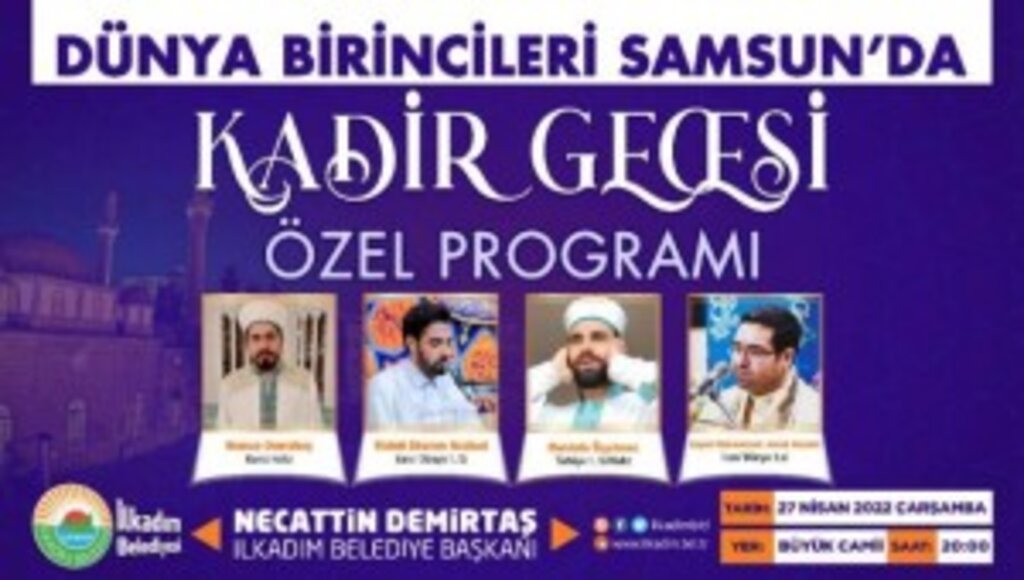 BAŞKAN DEMİRTAŞ,TÜM HALKI KADİR GECESİ ÖZEL PROGRAMINA BÜYÜK CAMİYE DAVET ETTİ