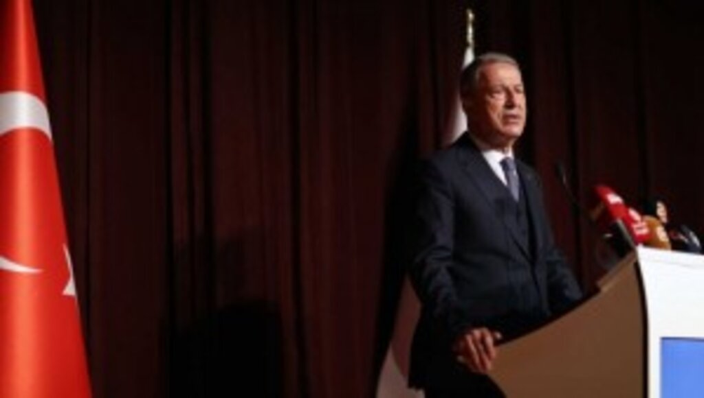 Hulusi Akar; ''Terörist neredeyse hedefimiz orasıdır. Terörü Bitirmekte Kararlıyız.''