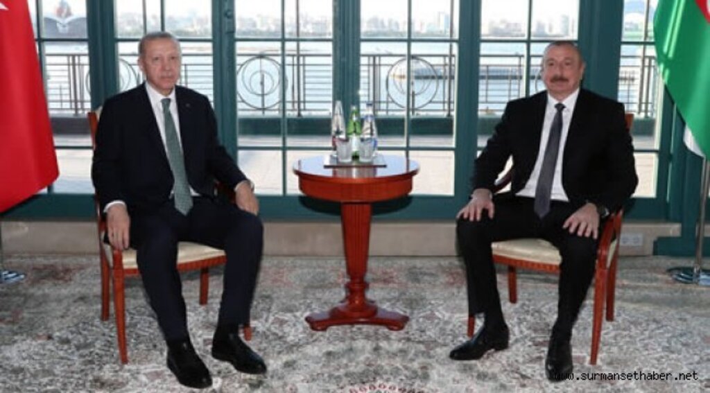 Cumhurbaşkanı Erdoğan, Azerbaycan Cumhurbaşkanı Aliyev ile görüştü