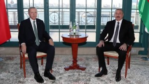 Cumhurbaşkanı Erdoğan, Azerbaycan Cumhurbaşkanı Aliyev ile görüştü