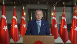 Cumhurbaşkanımız Sayın Recep Tayyip Erdoğan, Pakistan MİLGEM’in 3'üncü Gemisinin Suya İndirilme Töreni İçin Video Mesaj Gönderdi