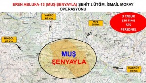 Eren Abluka-13 Şehit Jandarma Üsteğmen İsmail Moray Operasyonu Başlatıldı 
