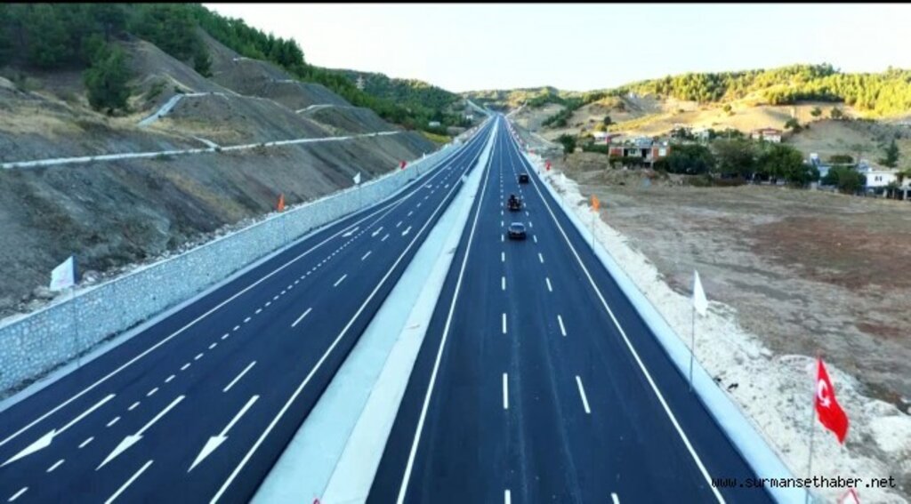 KAHRAMANMARAŞ-GÖKSUN YOLU İLE SEYAHAT SÜRESİ 39 DAKİKA KISALDI