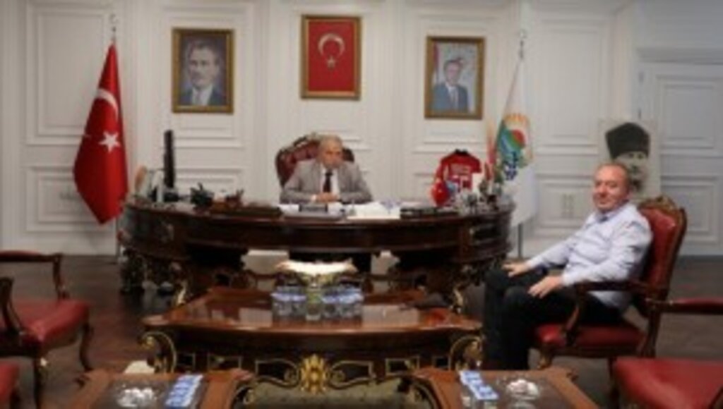 BAŞKAN DEMİRTAŞ SUNGURLU BELEDİYE BAŞKANI ABDULKADİR ŞAHİNER’İ MAKAMINDA AĞIRLADI