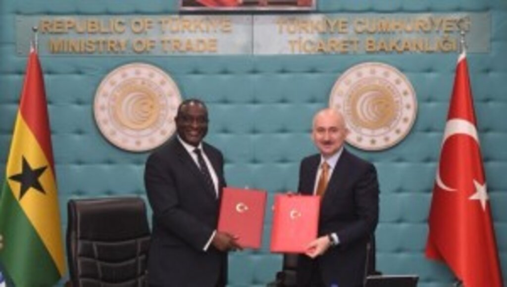 TÜRKİYE GANA ARASINDAKİ TİCARET HACMİNİ 1 MİLYAR DOLARA ULAŞTIRMAYI HEDEFLİYORUZ