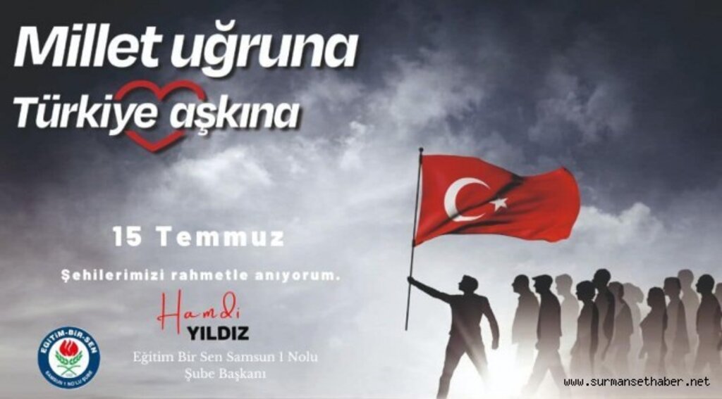 Başkan Hamdi Yıldız’dan 15 Temmuz Demokrasi ve Milli Birlik Günü Mesajı