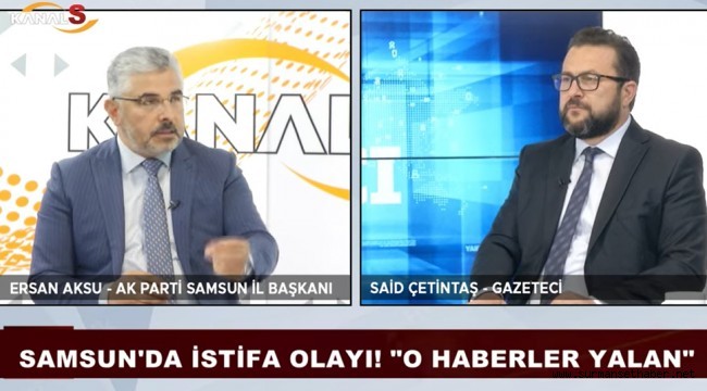 Samsun'da istifa olayı!