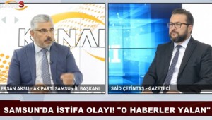 Samsun'da istifa olayı! 