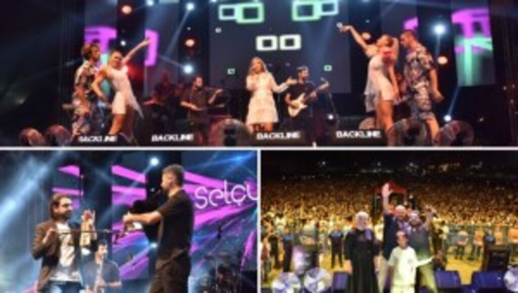 Tekkeköy’de Selçuk Balcı ve Demet Akalın rüzgarı esti