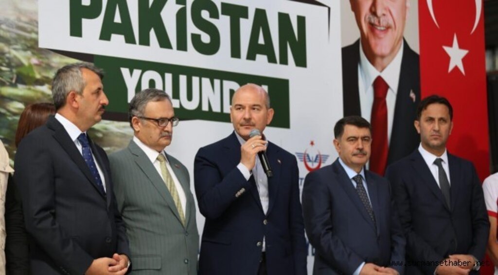 Bakan Soylu, Pakistan’a 4’üncü ‘İyilik Treni’ni yolcu etti