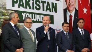 Bakan Soylu, Pakistan’a 4’üncü ‘İyilik Treni’ni yolcu etti