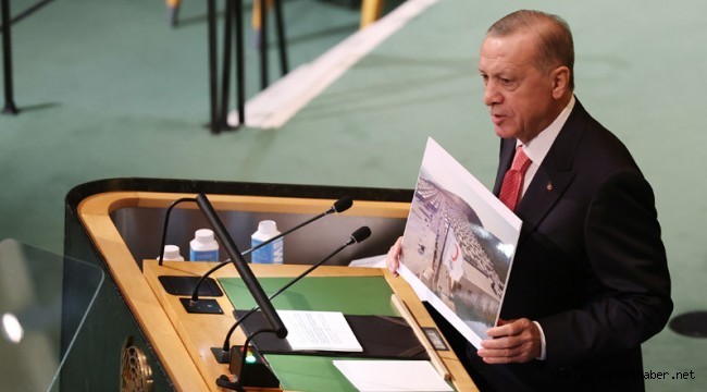 Cumhurbaşkanı Erdoğan, BM'den Dünyaya ''Daha Adil Bir Dünya'' Mesajını Verdi