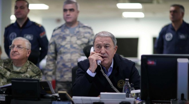 Millî Savunma Bakanı Hulusi Akar, “Pençe-Kılıç Hava Harekâtı